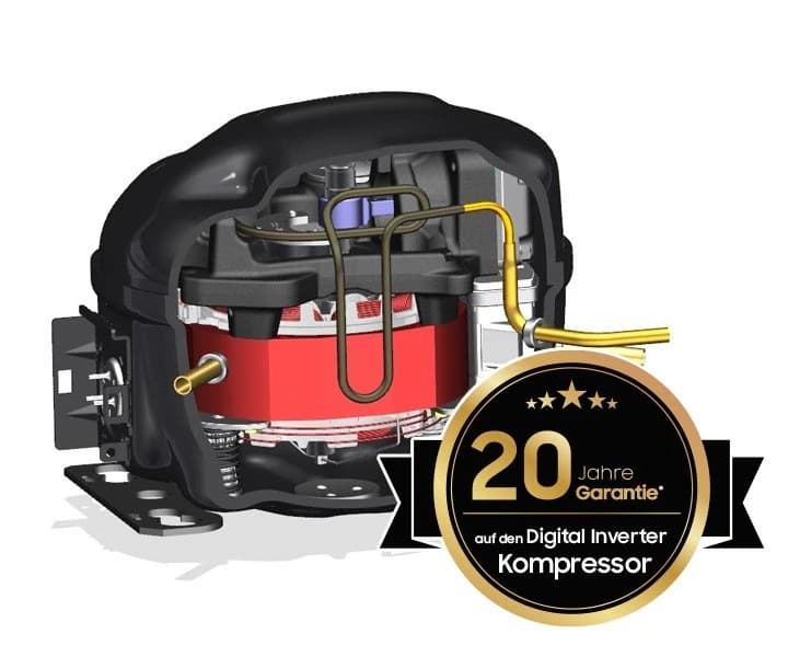 20 Jahre Garantie auf den Digital Inverter Kompressor*