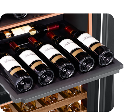 Verschiedene Auszüge für die Weinlagerung